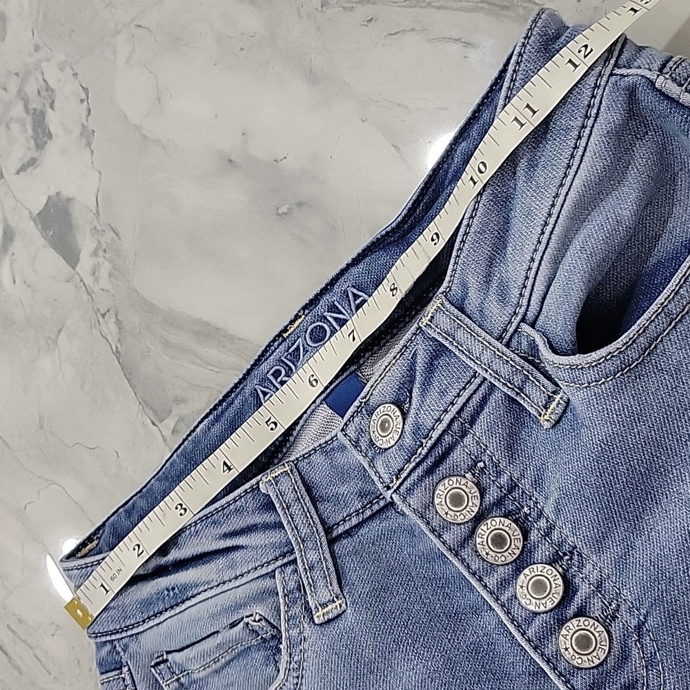 Arizona Jean Co Hi Rise Skinny Jeans for Women with Buttons Size 3 - Picture 10 of 12